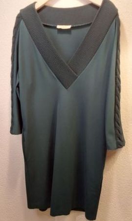 Schickes Twinset Kleid Gr. 38/ 40 Dunkelgrün