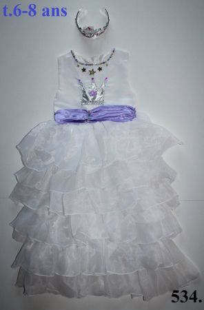 Costume Princesse / Prinzessin t. 6 - 8 ans