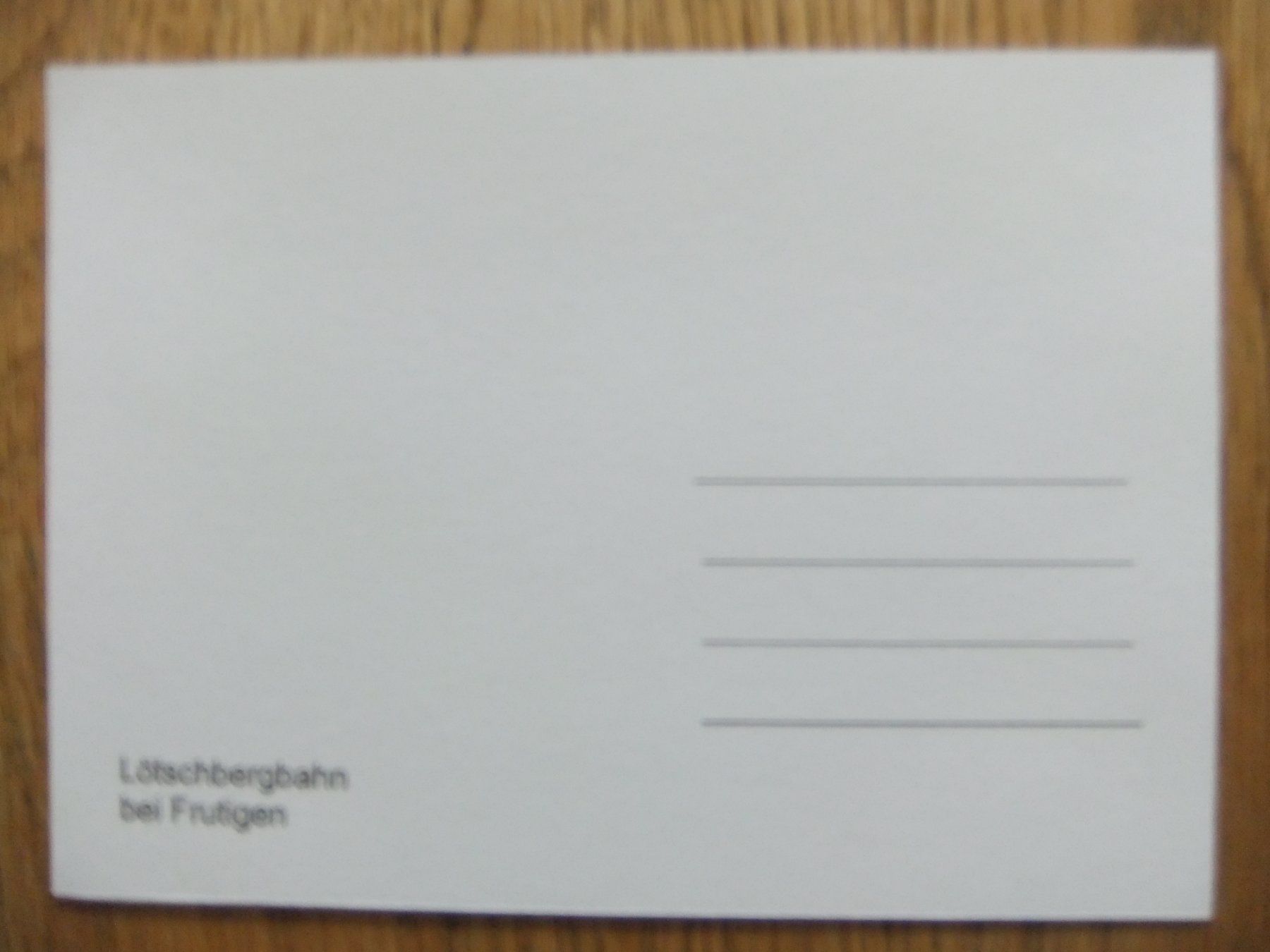 Cartoline postali: Reproduktion Lötschbergbahn bei Frutigen – Usato da St. Niklaus VS venduto da wunschlos54 1