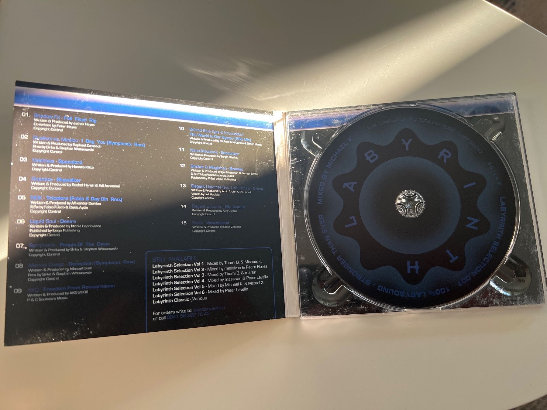 CD: CD Compilation « Labyrinth Selection.007 » mixed by MichaelK – Usato da Bouveret venduto da Feelgoodtrading 2
