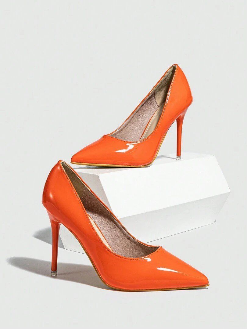 Scarpe da donna: PU Leder Lack High Heels Pumps – Nuovo e nell'imballaggio originale da Dallenwil venduto da Outdoor_59 3