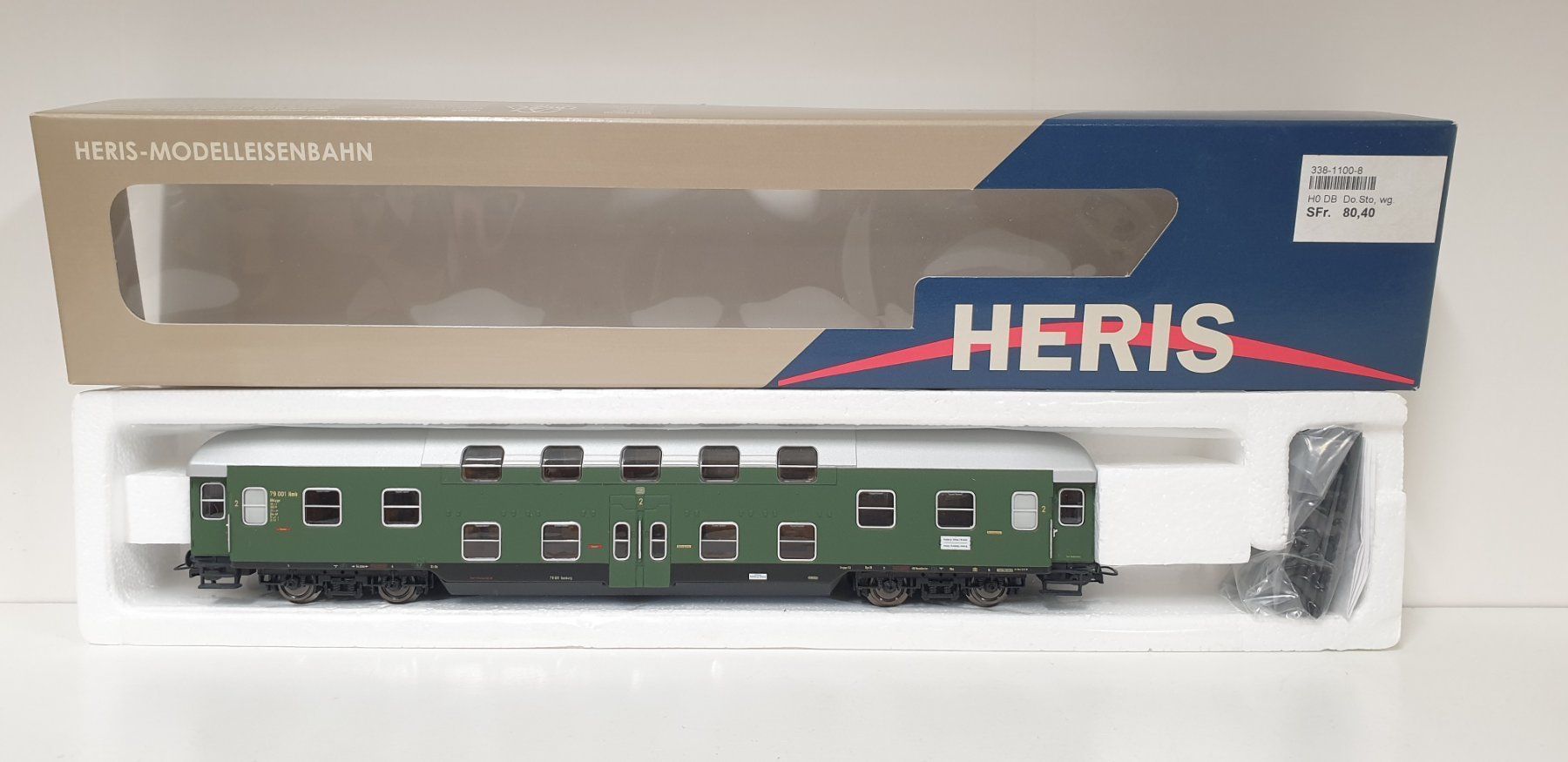 Modelleisenbahnen: Heris DB Doppelstock H0/DC – Neu (gemäss Beschreibung) aus Geroldswil von TopTrain54
