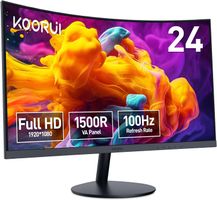 Curved Monitor 23.6 FHD Computer VA-Panel 100Hz Krümmung