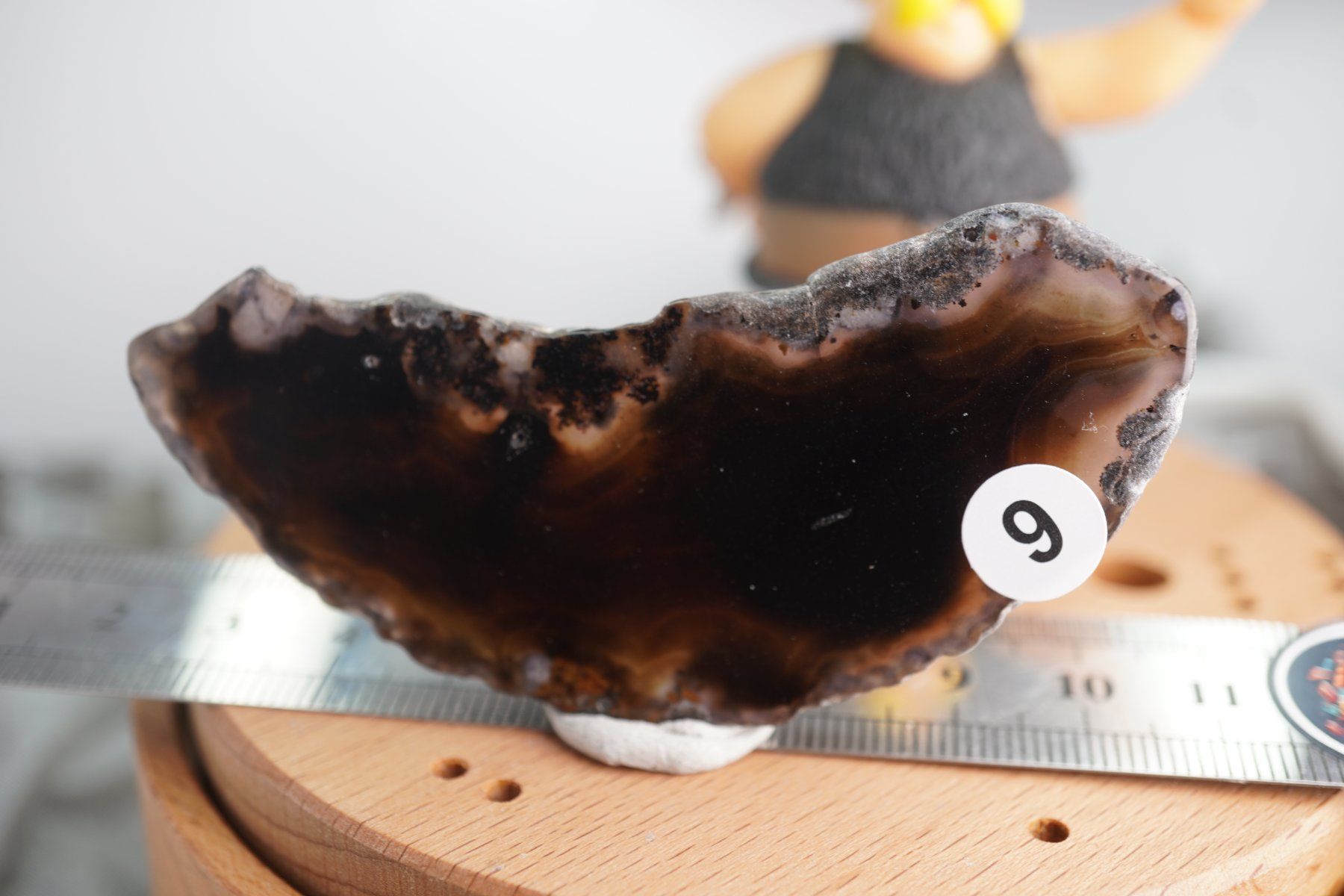 Mineralien & Heilsteine: Achat Schwarzer   Scheibe   Sarder   Ab 1.-(1) – Neu und originalverpackt aus Eschenbach SG von topstone 4