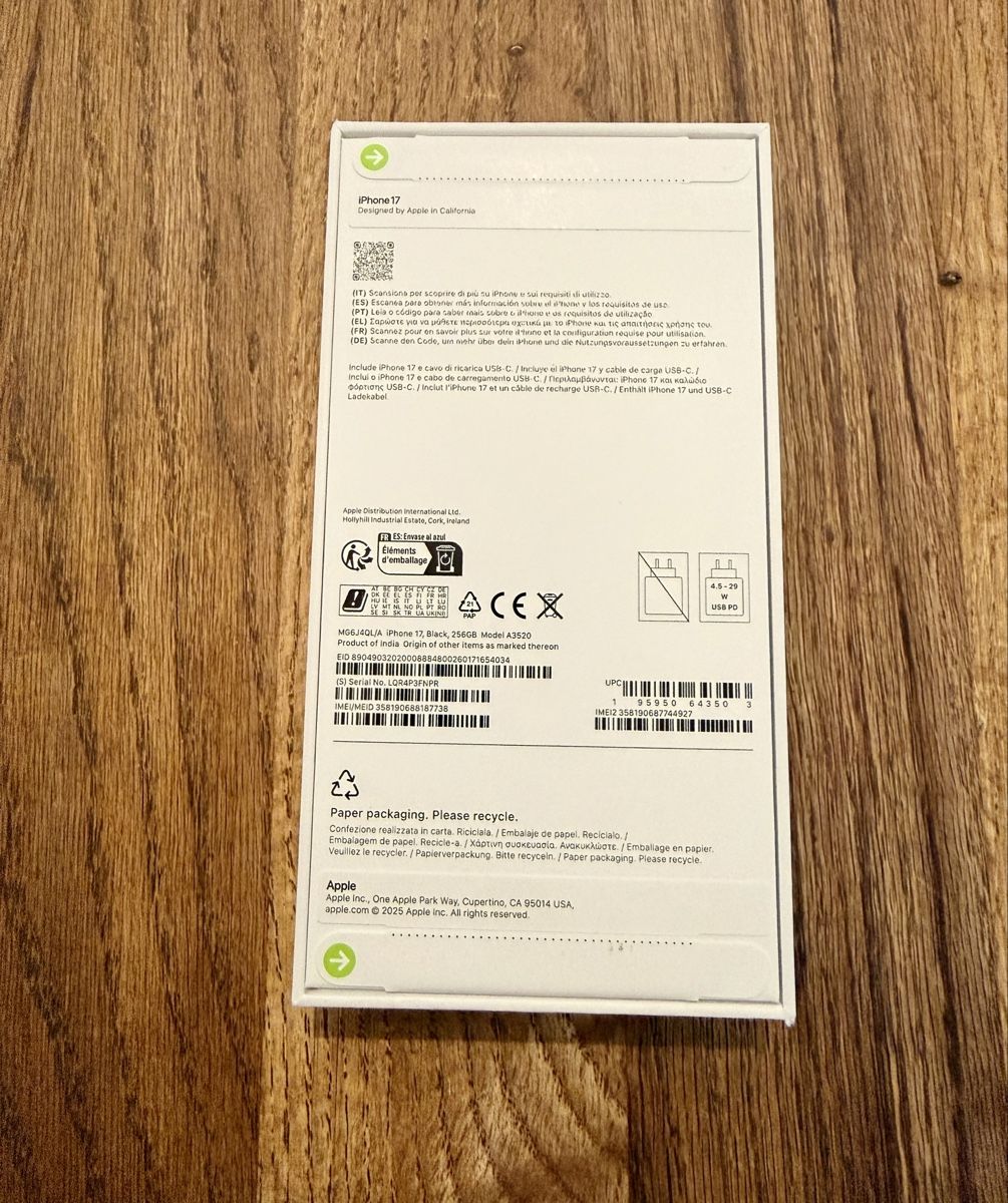Apple Portables: iPhone 17 Black, 256GB Orginalverpackt – Neuf avec emballage d'origine à Zürich par Busy83 1
