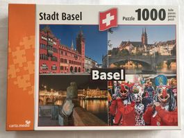 Basel Puzzle 1000 Teile die Sehenwürdikeiten Basels