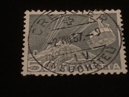 Schwebebahn ZNr. 306 - 1949 Vollstempel Cressier