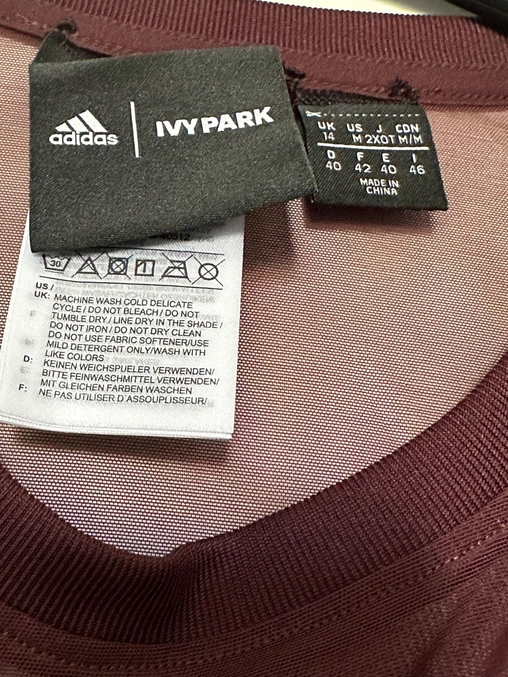 Adidas Tops: adidas Top Bordeaux NEU – Neu (gemäss Beschreibung) aus Zürich von ong8 1
