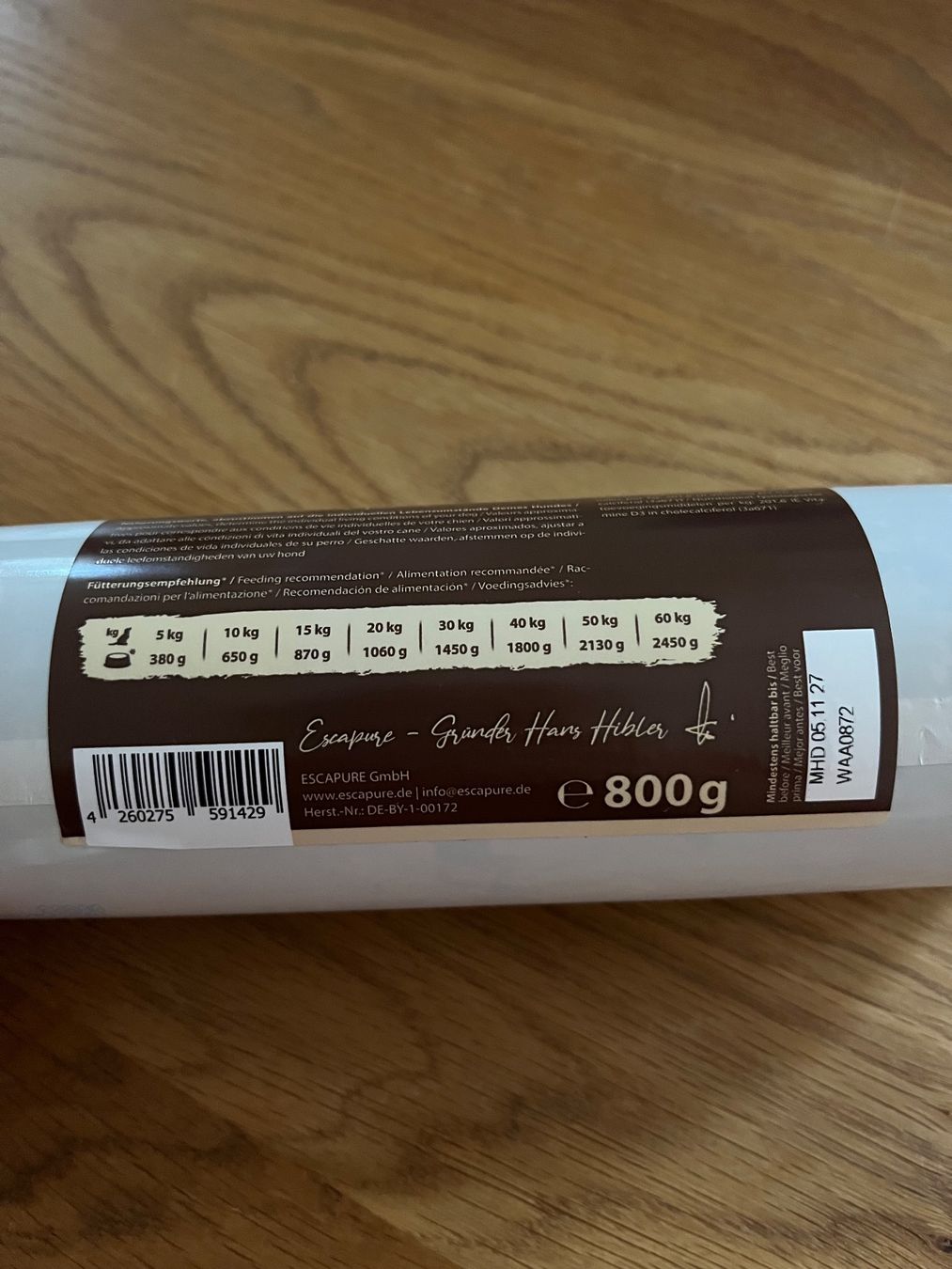 Mangimi: Hundefutter Pferdefleisch von Escapure – Nuovo e nell'imballaggio originale da Winterthur venduto da mirj02 3