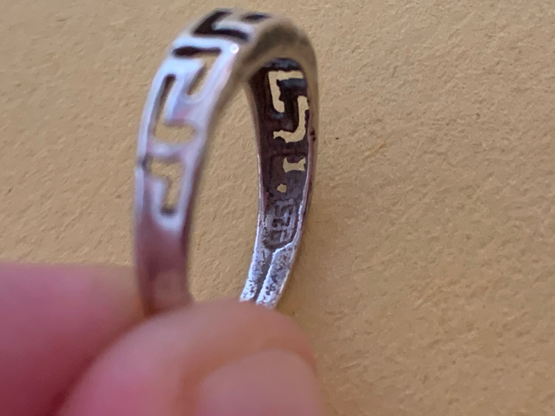 Anelli: Silberring griechisches muster (51) – Usato da Laufen venduto da belleskulptur 3