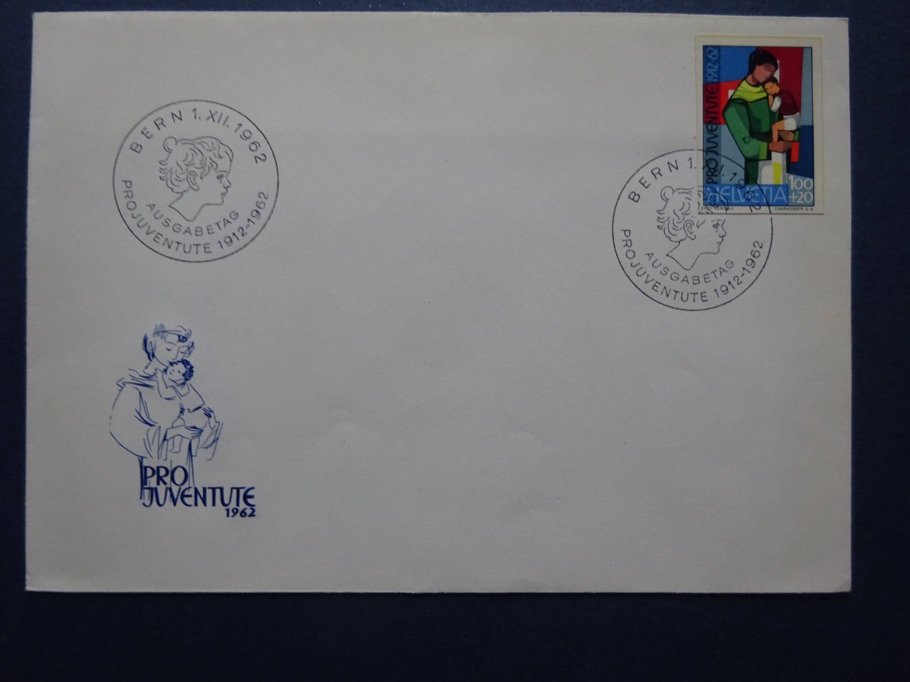 Tutti i francobolli: 1962 Pro Juventute - Blockausschnitt - FDC – Usato da Appenzell-Steinegg venduto da adi1975 1