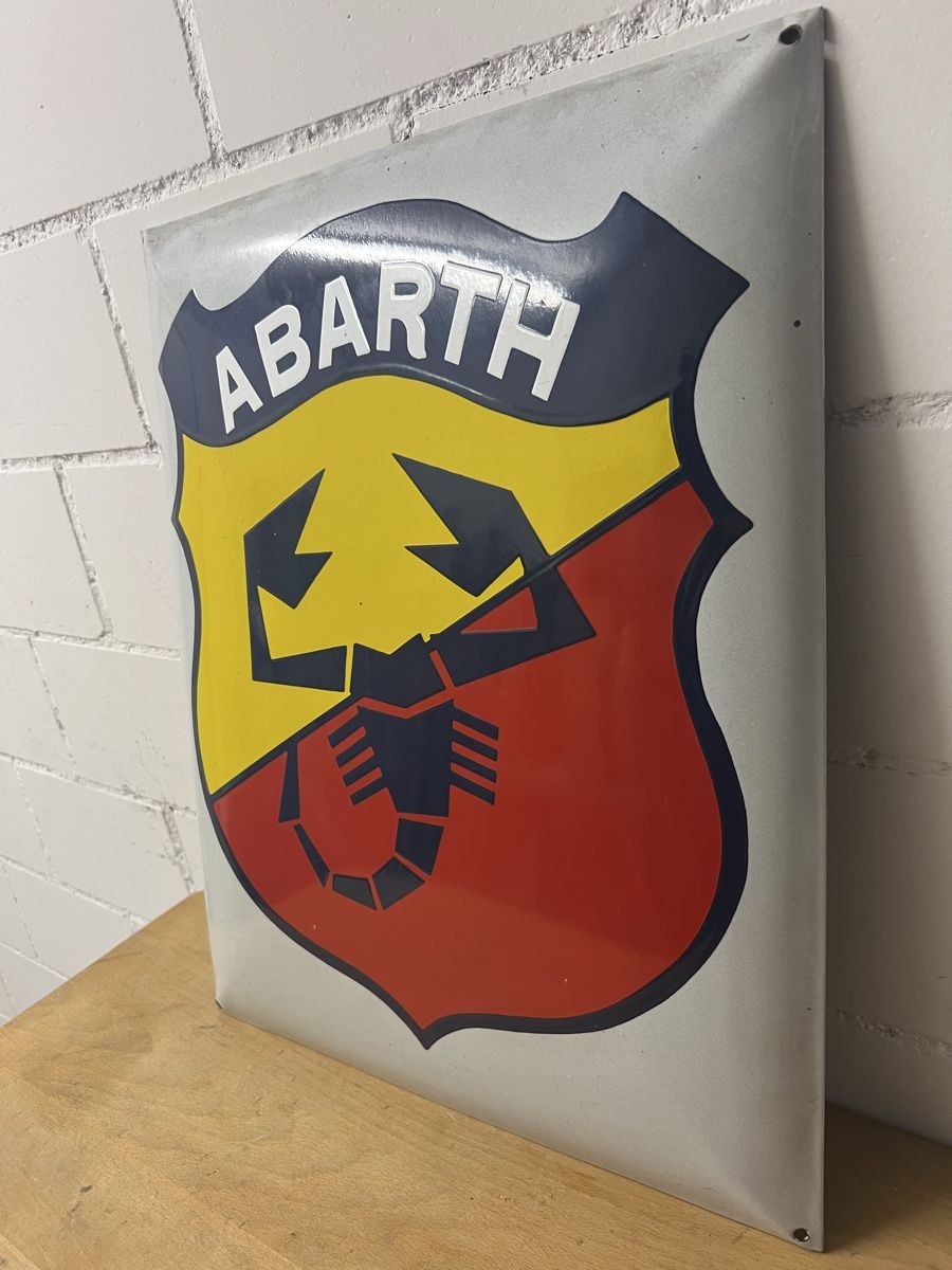 Abarth Schilder: ABARTH Blechschild – Gebraucht aus Holziken von 181281 1