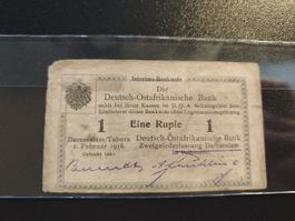 Deutsch-Ostafrikan Banknote - 1 Rupie
