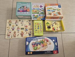 Spielzeug Set Steckpuzzle 1+