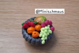 Früchteschale alles Handgemacht auch die Schale