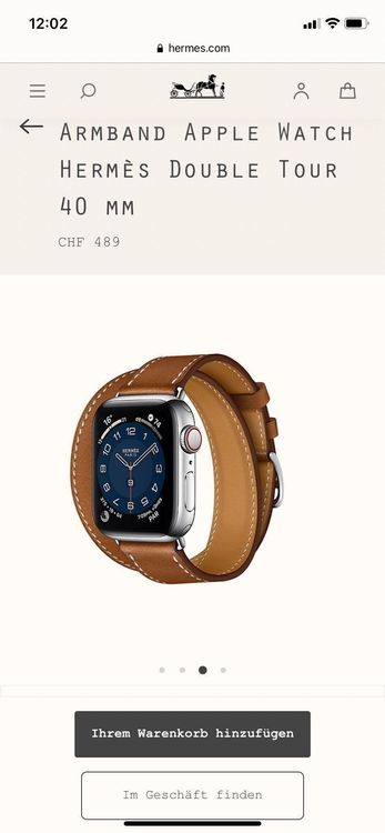 Armband Apple Watch 6 Hermès 40 mm | Kaufen auf Ricardo