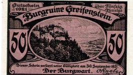 Greifenstein 50 Pfennige 30.09.1921 VZ+ Variante 1