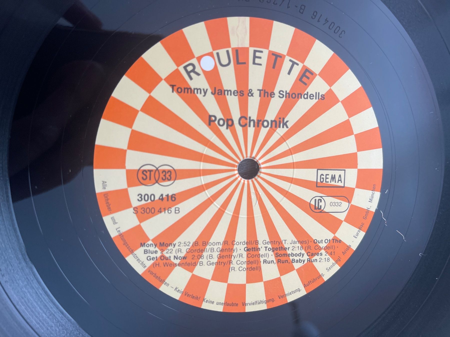 Dischi in vinile: A858/Tommy James & The Shondells – Usato da Frutigen venduto da Philippe_jsp 2
