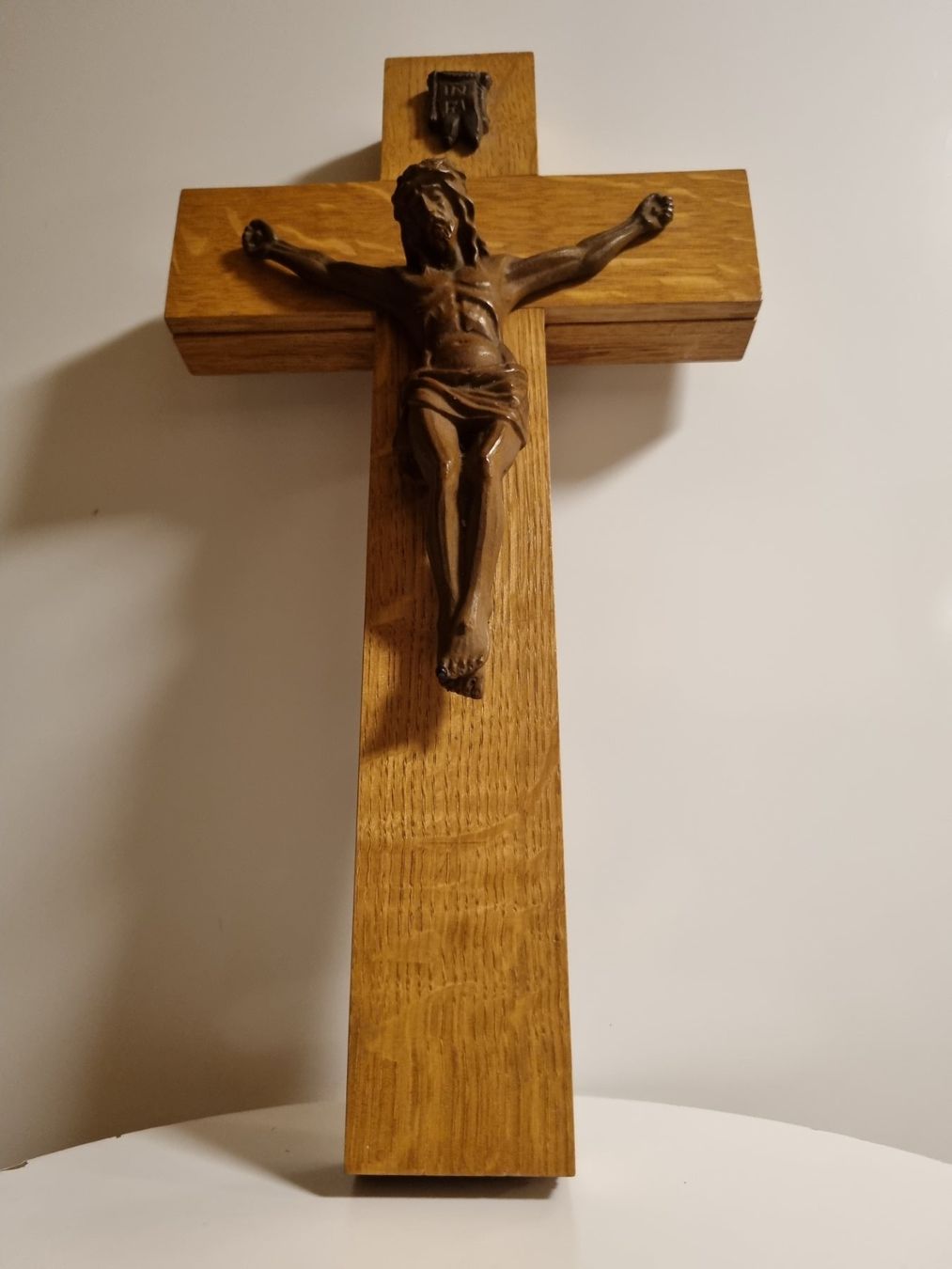 Figuren: Antikes Kruzifix Jesus Holz ca. 1900 – Gebraucht aus Scharnachtal von devin03 5