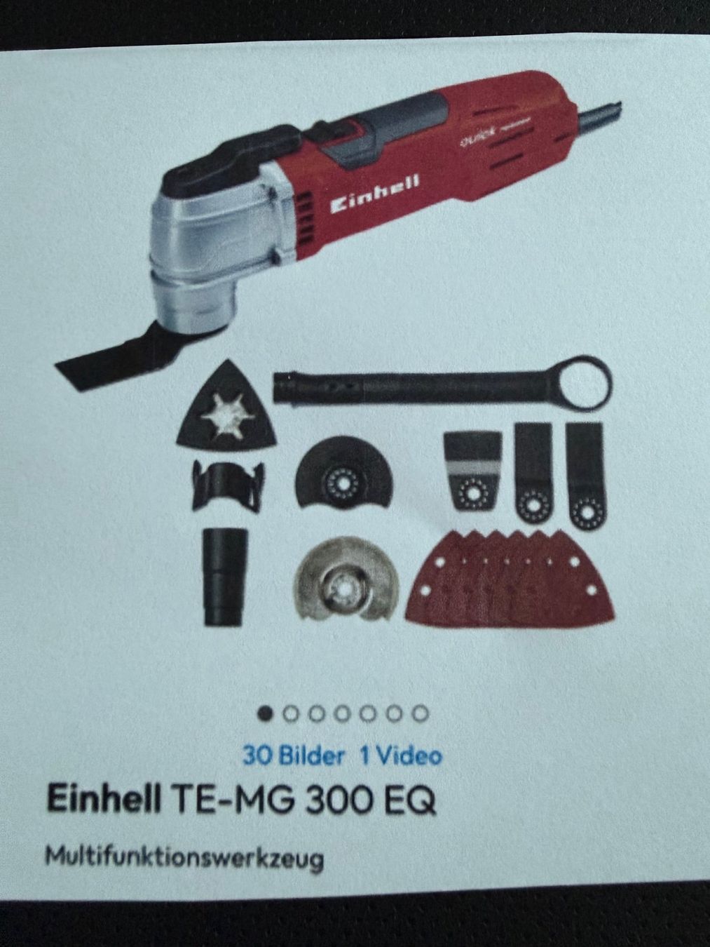 Einhell Tous les outils: Multifunktionswerkzeug – Neuf avec emballage d'origine à Orpund par 07fasdf