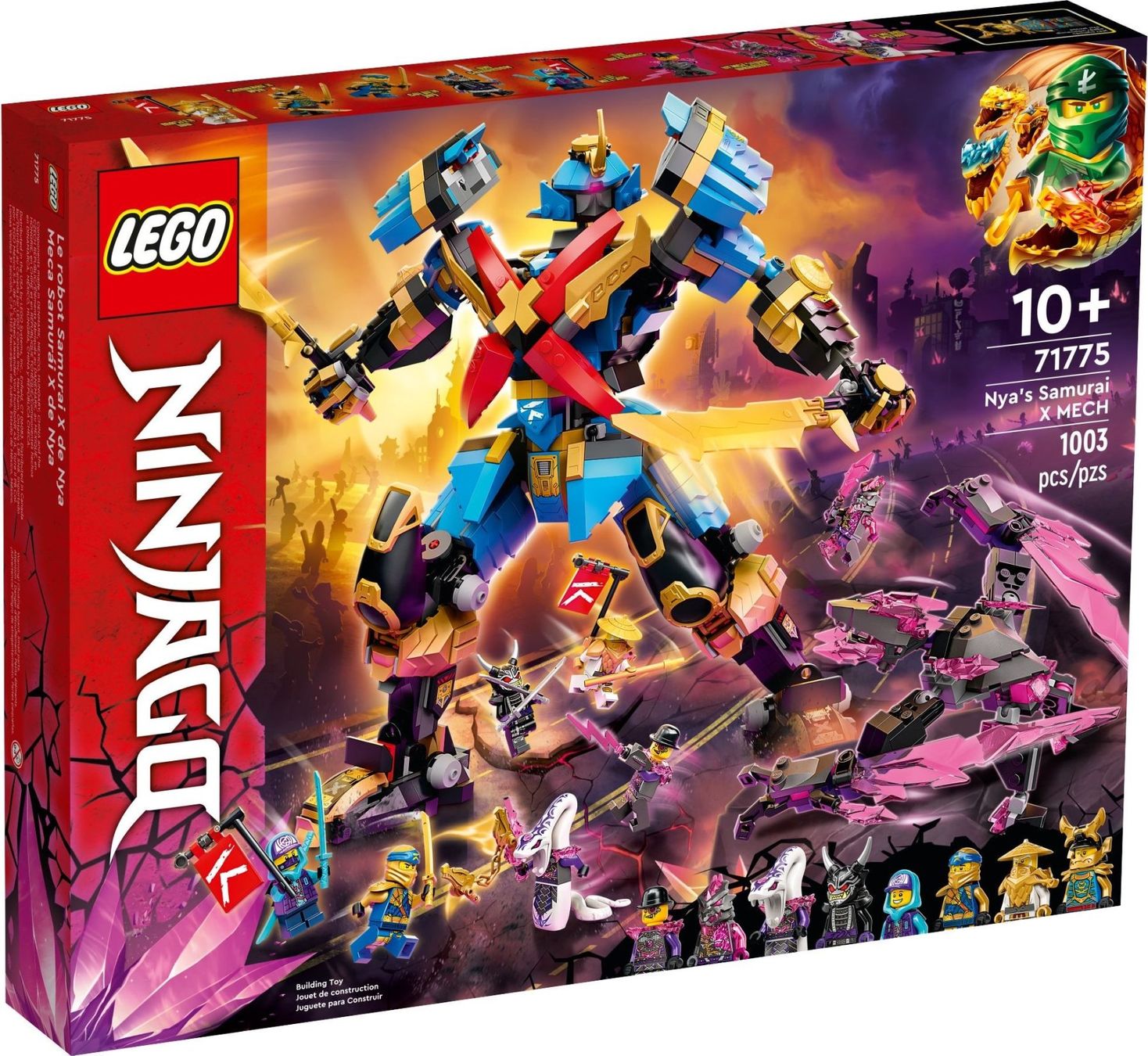 Lego Kit di costruzioni: Lego Ninjago 71775 Nyas Samurai-X-Mech – Nuovo e nell'imballaggio originale da Nidau venduto da goodone21