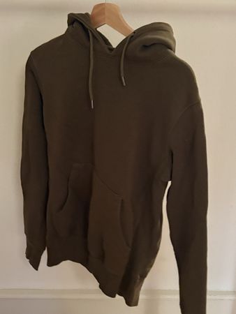Herren Kapuzenpullover in Olivgrün guter Zustand