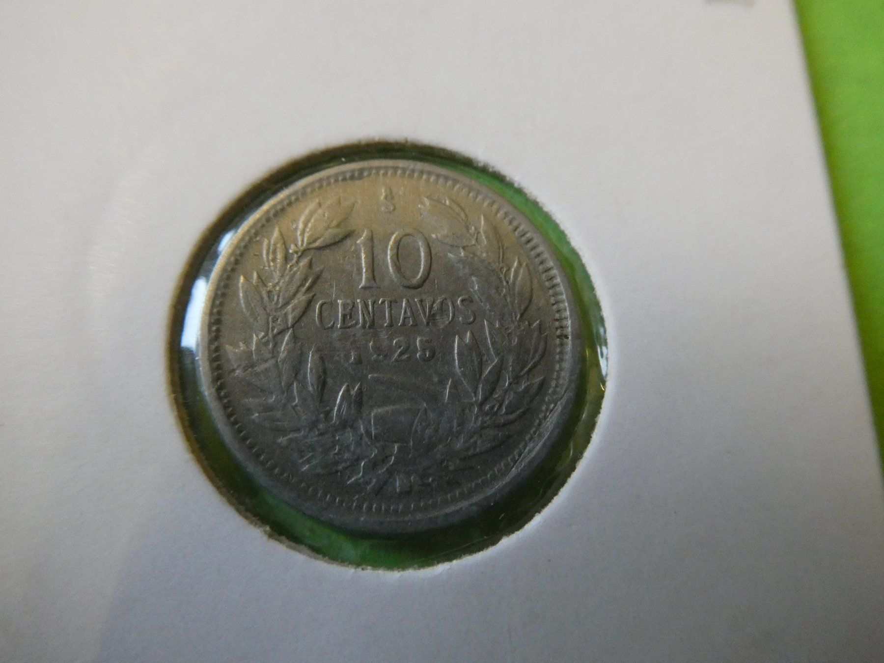 Tutti le monete: Chile 1925, 10 Centimos – Usato da Hinterforst venduto da Rohusri 1
