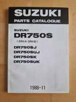 Suzuki DR750S Teilekatalog (1988-11) - Rarität!
