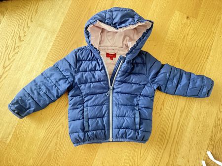 Kinder Steppjacke s. oliver blau Grösse 80 gut erhalten