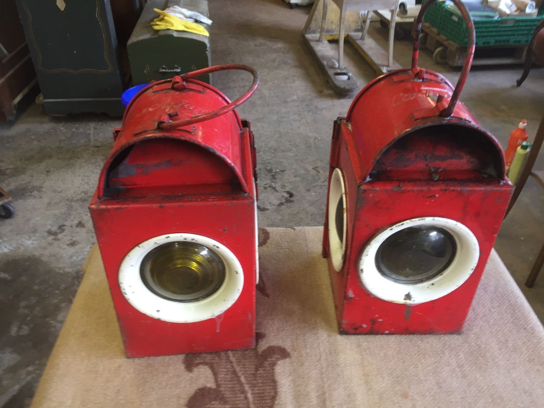 Lampade: Alte rote Strassenlampe – Usato da Wittenbach venduto da mar_69t6 4