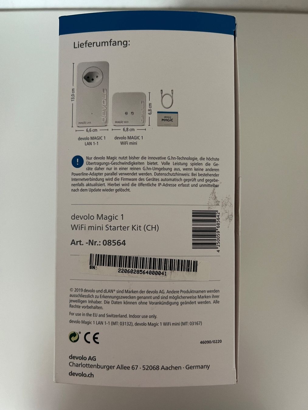 Devolo Unità & Adattatore: Devolo Magic 1 WiFi mini Starter Kit + Repeater+ ac + add on – Usato da Büetigen venduto da Jabo 3