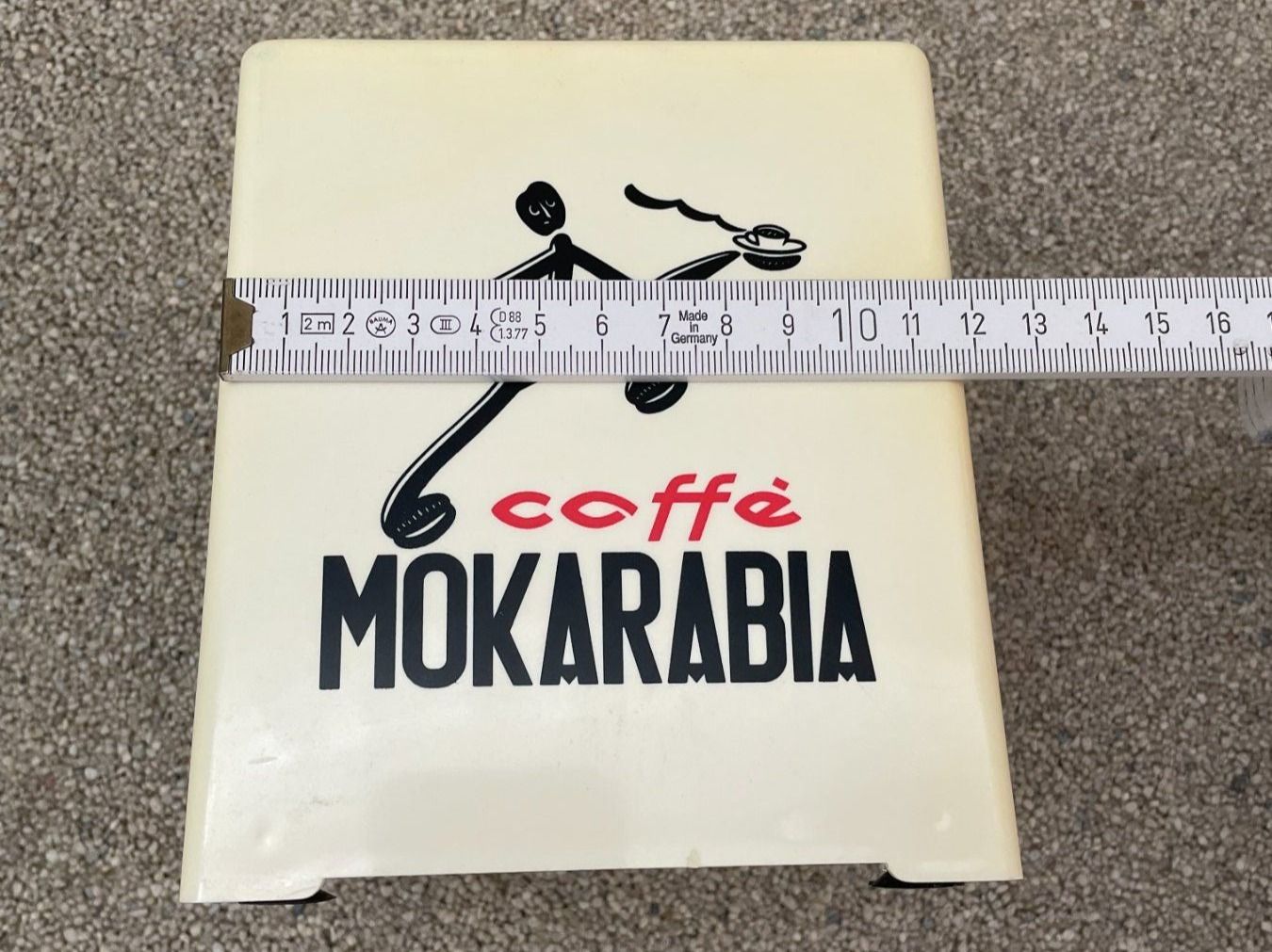 Handtuchhalter: Vintage Handtuchspender Mokarabia Café – Gebraucht aus Zug von Cry71 4