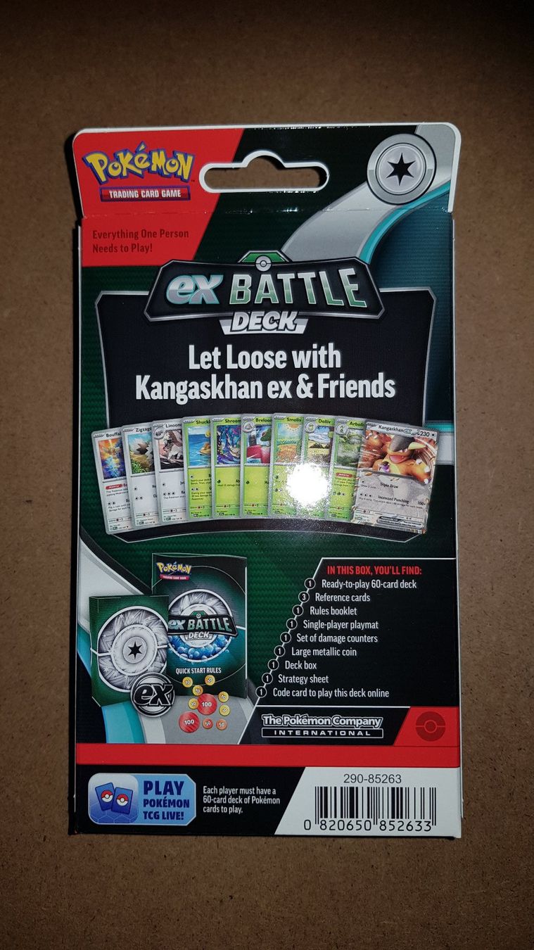 Pokémon Sammelbilder & Trading cards: Pokémon Kangaskhan ex Battle Deck (EN) – Neu und originalverpackt aus Kreuzlingen von Silva_Ludus 1