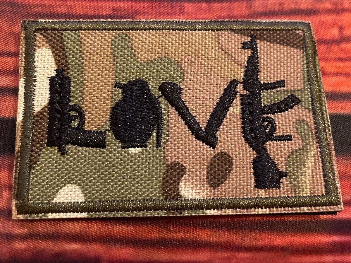 Insignes: Patch brodé moral patch 8x5cm – Neuf avec emballage d'origine à Grandson par r2d254