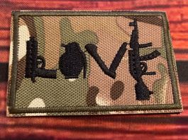 Patch brodé moral patch 8x5cm