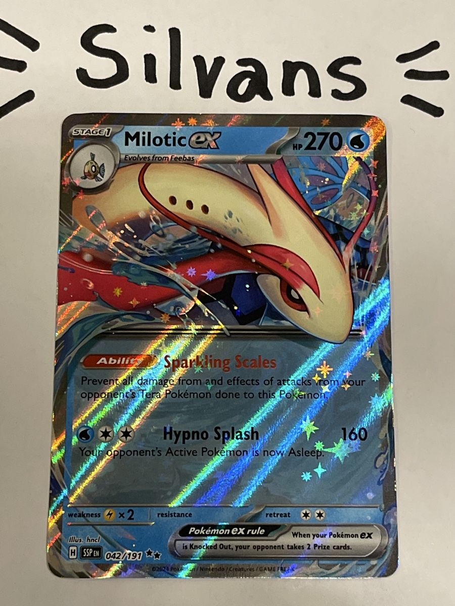 Pokémon Carte collezionabili: Milotix ex 042/191 Surging Sparks Englisch – Nuovo (secondo la descrizione) da Wil SG venduto da Silvans
