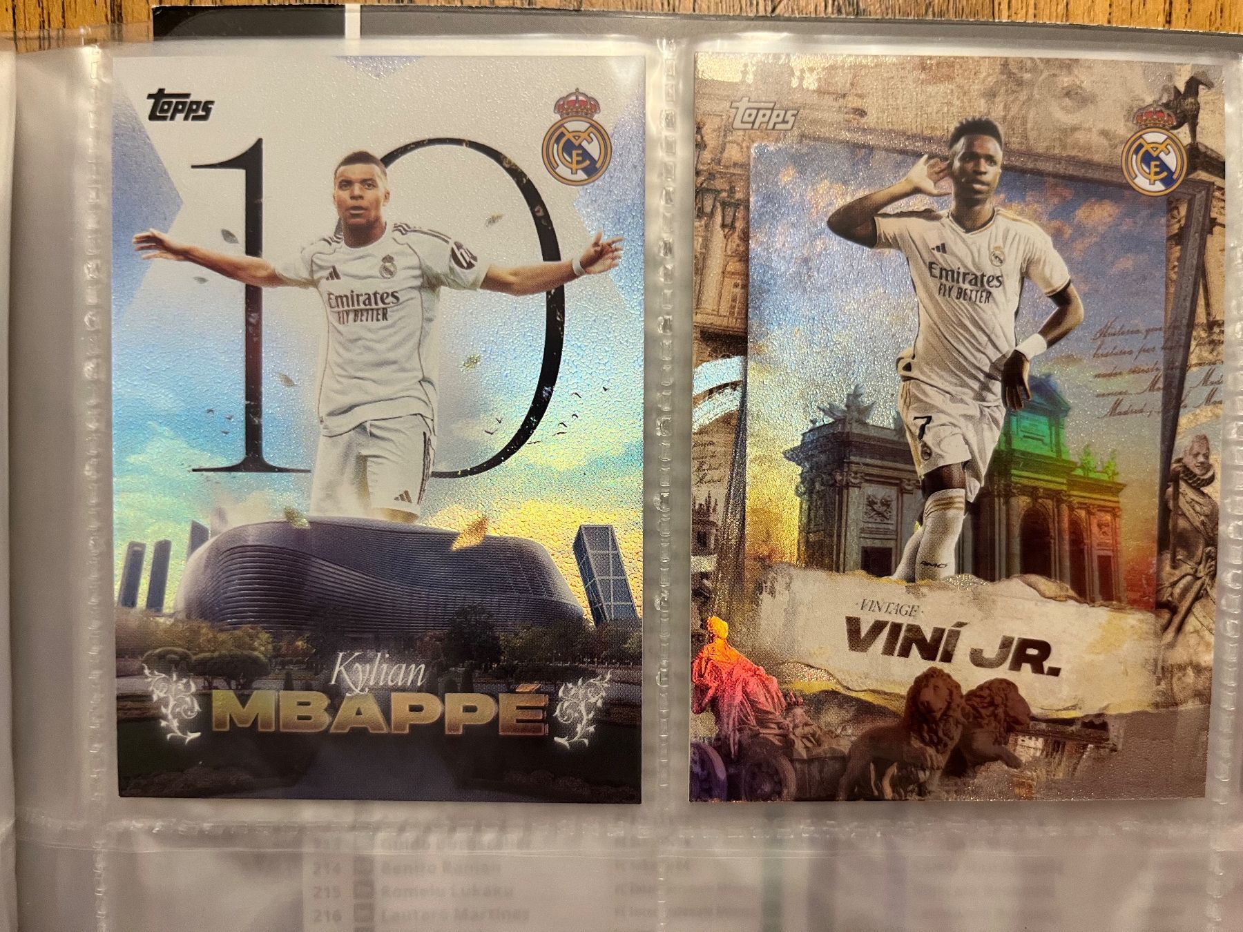 Topps Carte collezionabili: Topps Los Blancos Real Madrid Inserts Bellingham Mbappe Vini – Nuovo (secondo la descrizione) da Dornach venduto da Raulgp7