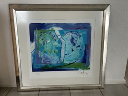 Original Serigraphie „Lipizzaner“ 4/90 von Rolf Knie