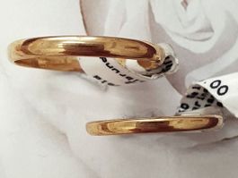 Edle Eheringe aus 750 /  18 Karat Gold
