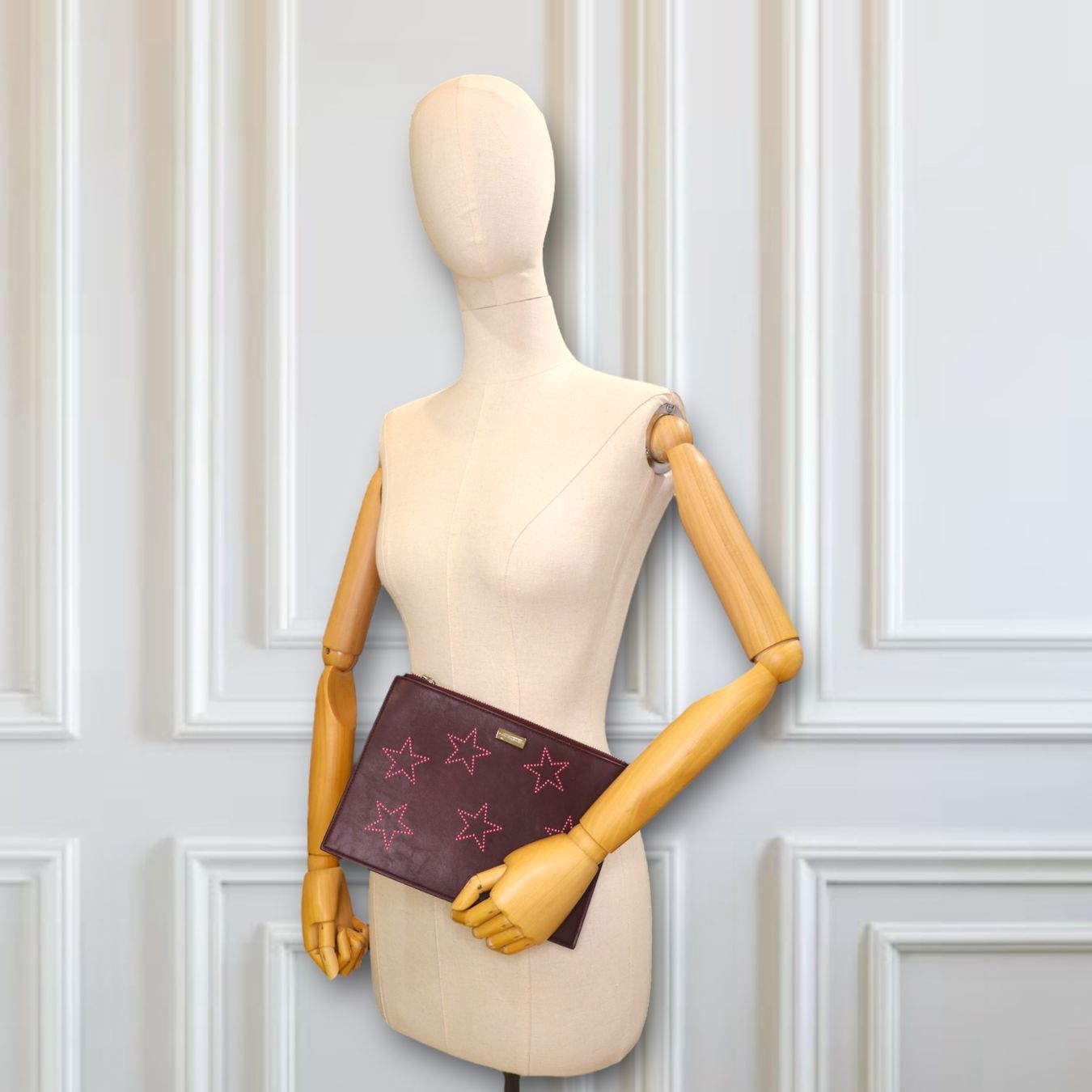 Stella McCartney Borse da donna: Stella McCartney Clutch dunkelrot – Usato da Binningen venduto da Designerlabels 1