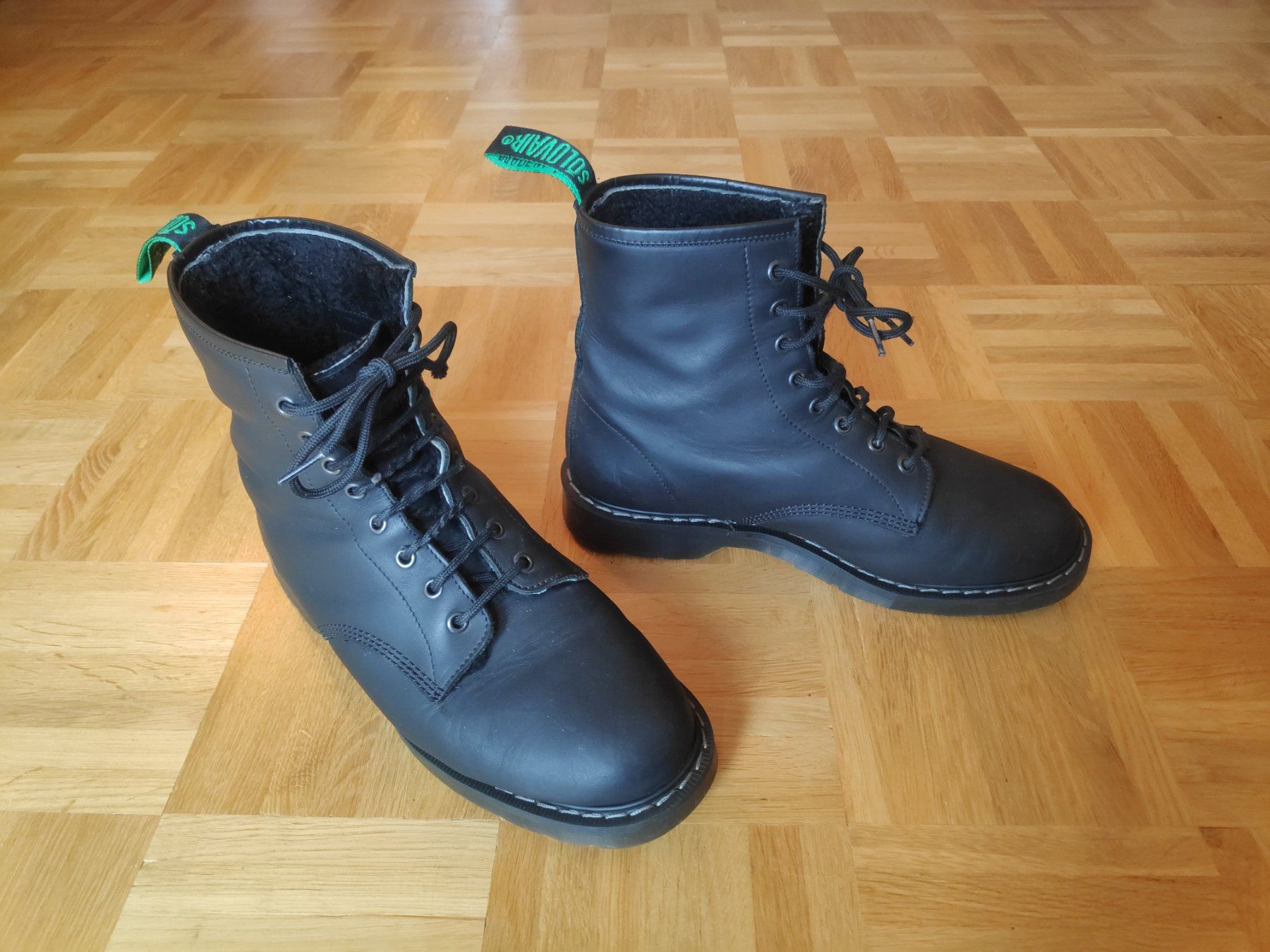 Solovair Herrenschuhe: Solovair - Greasy Shearling Lined 8 Eye Derby Boot - Gr. 43 – Gebraucht aus Bern von anger47 6