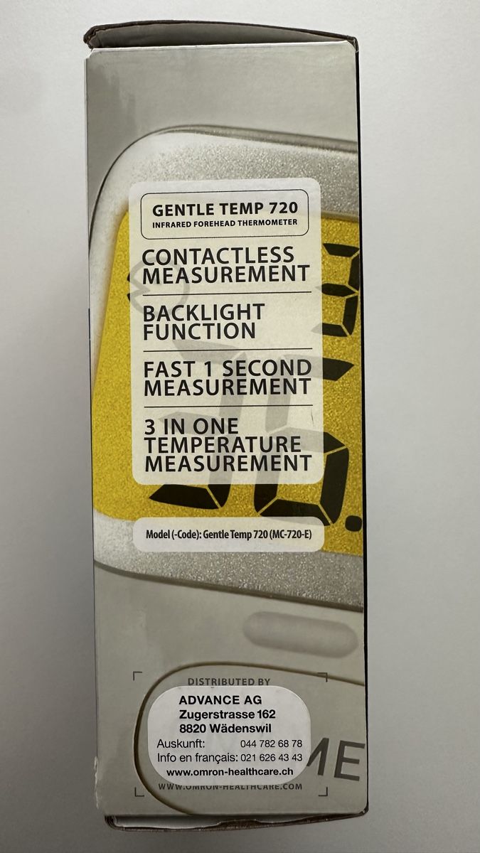 Omron Altro per la casa: Contactless Thermometer Omron Gentle Temp 720 – Usato da Zürich venduto da KrisZH 1
