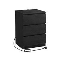 Nachttisch Beistelltisch 3 Schubladen modern HERMES