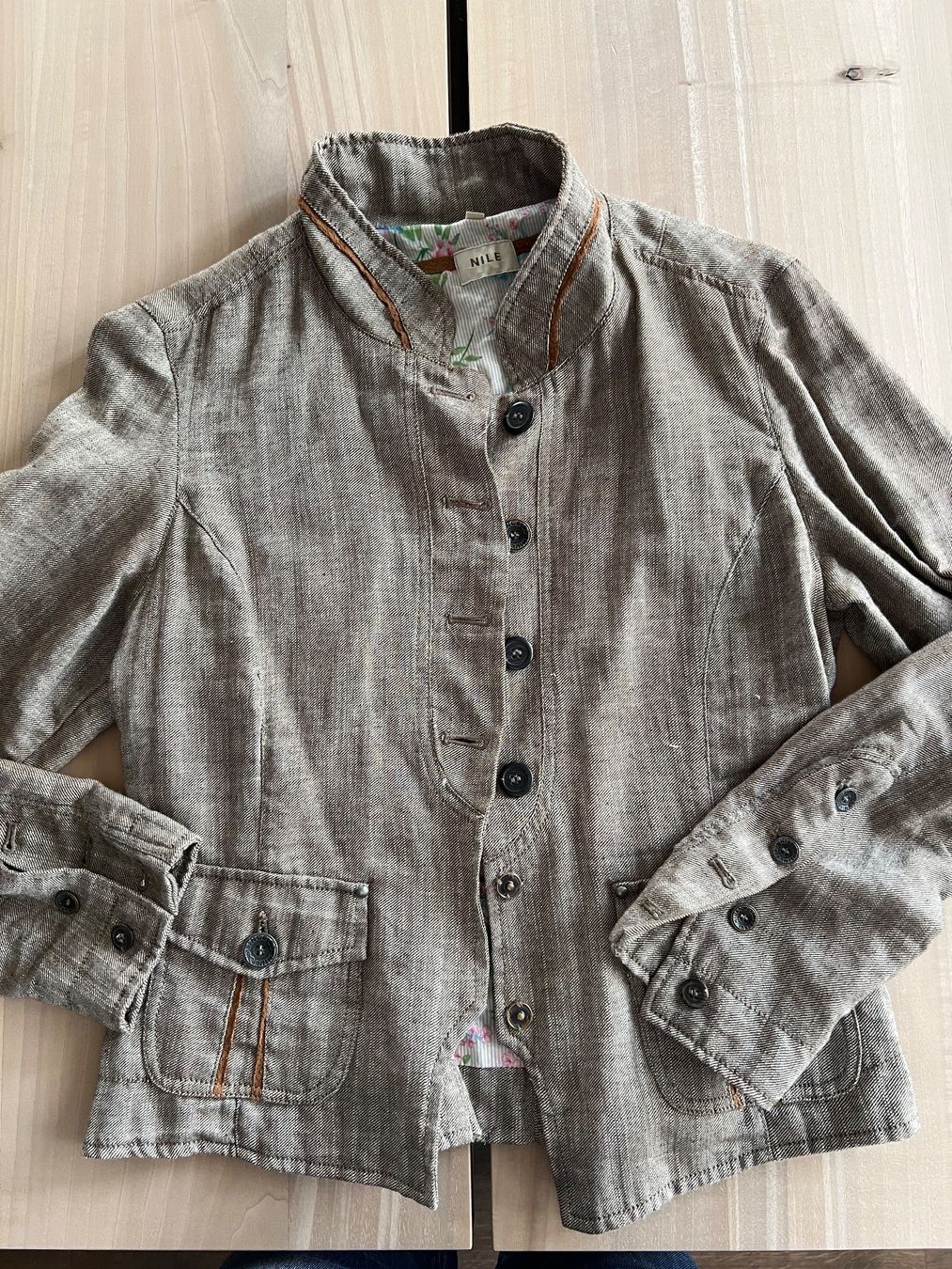 Nile Giacche: NILE Blazer braun-beige, Gr. S – Nuovo (secondo la descrizione) da Fraubrunnen venduto da Vpeck 2