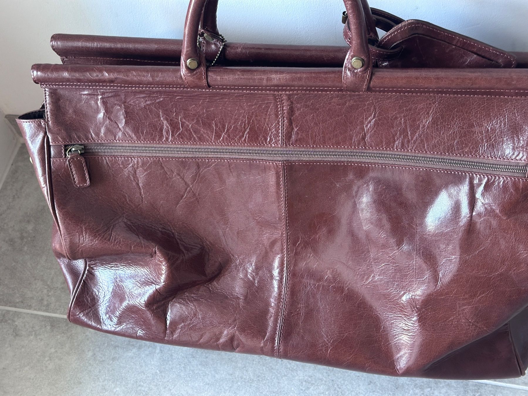 Taschen: Reise-Tasche aus Leder - neuwertig – Neu (gemäss Beschreibung) aus Berg SG von elcapitan02 3