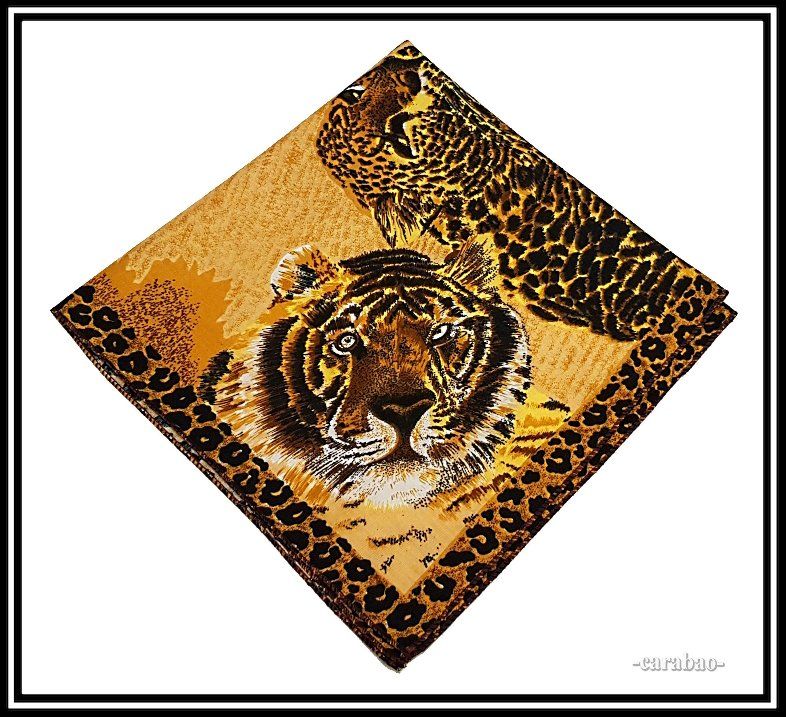 Foulard & Sciarpe: Bandana / Raubkatzen – Nuovo (secondo la descrizione) da Winterthur venduto da -carabao- 2
