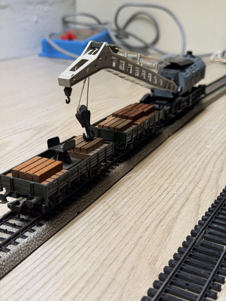 Fleischmann Modelleisenbahnen: Fleischmann kran Zug HO  – Gebraucht aus Herzogenbuchsee von ioa_zcm6 2