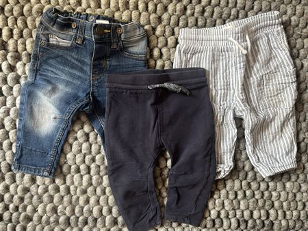 3er Set Hosen für Jungs, ca. 3-9 Monate