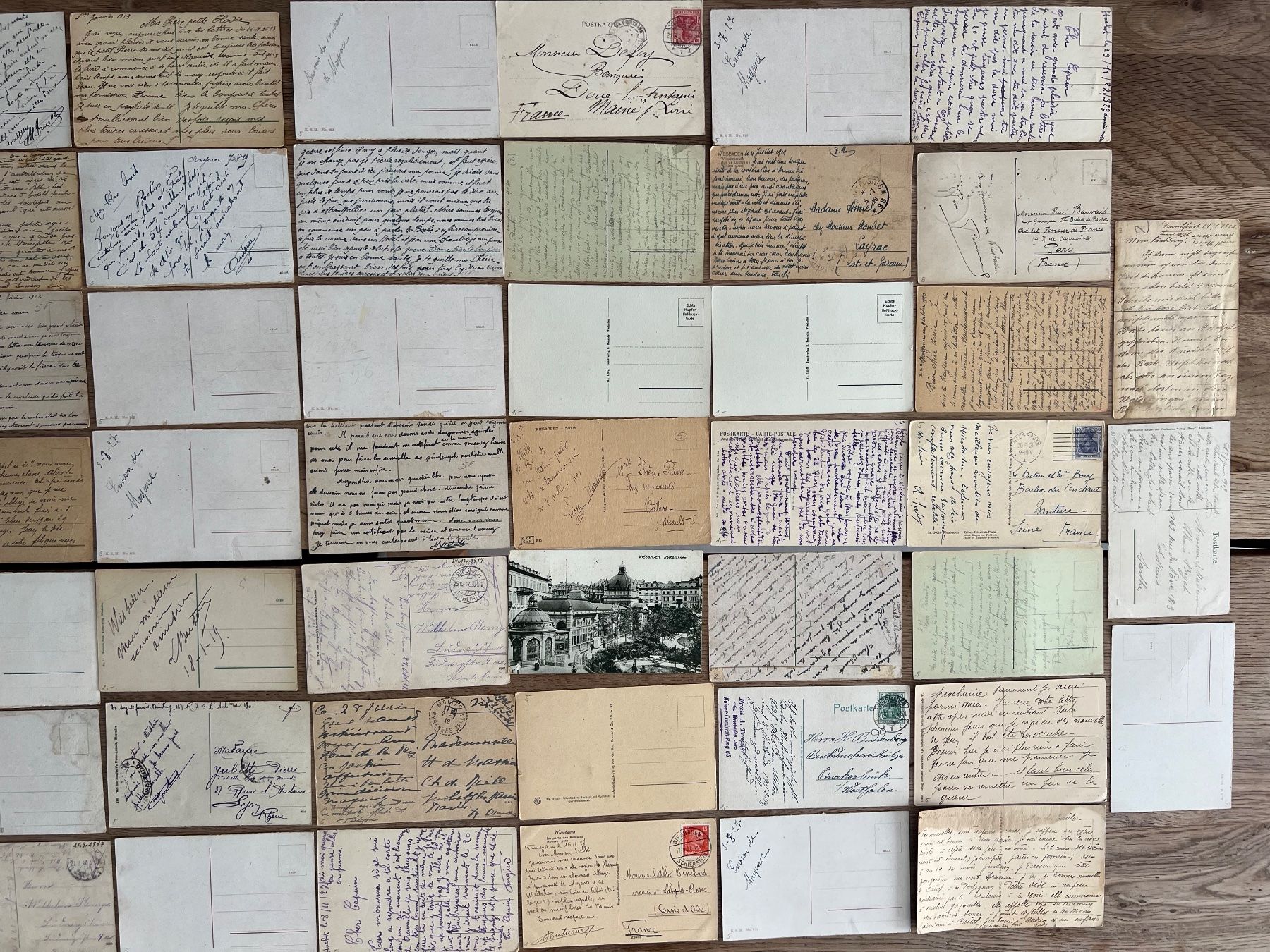 Cartoline postali: Sammlung Ansichtskarten Deutsches Reich- Wiesbaden – Usato da Hermetschwil-Staffeln venduto da militaria-schweiz 9