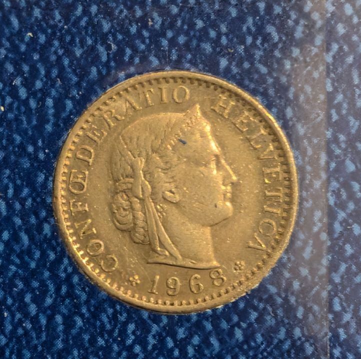 Tutti le monete: 20 Rappen 1968 – Usato da Arch venduto da coinsandmore